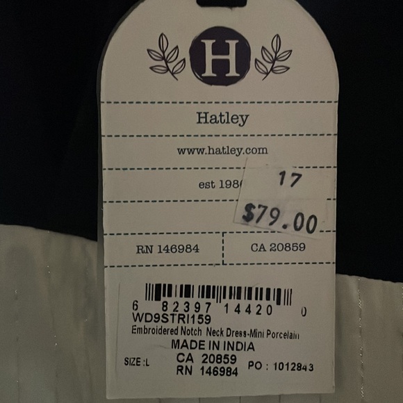 Hatley Embroidered Notch Neck Dress - Picture 2 of 10